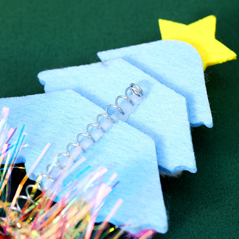 Adult Kids Glitter Christmas Tree Headband Hair Hoop Party Fancy Dress Hair Clip