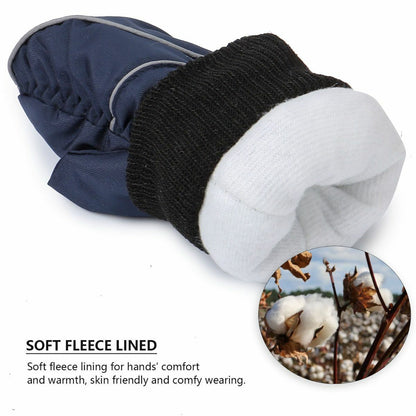 Winter Kids Mittens Skiing Gloves Toddler Snow Gloves Mittens Waterproof