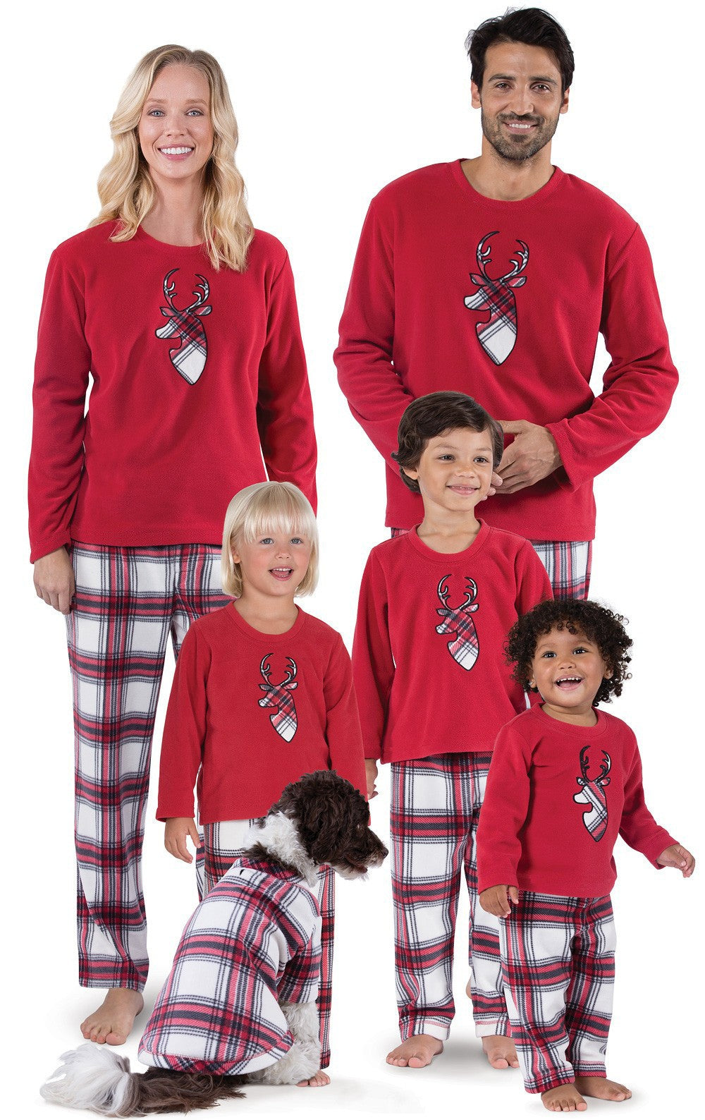 CHRISTMAS PYJAMAS MATCHING FAMILY PJ SETS for MENS LADIES KIDS BABY PET DOG