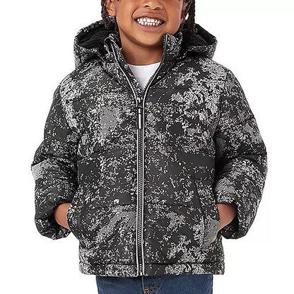 Member'S Mark Toddler & Boys Wind Resistant Removable Hood Puffer Jacket
