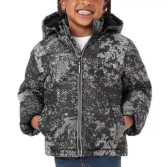 Member'S Mark Toddler & Boys Wind Resistant Removable Hood Puffer Jacket