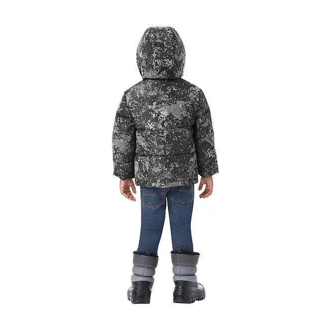 Member'S Mark Toddler & Boys Wind Resistant Removable Hood Puffer Jacket
