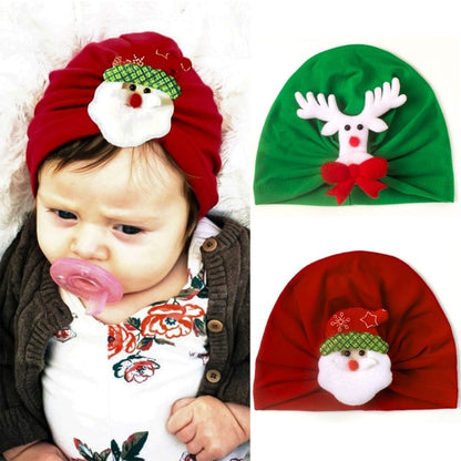 Unisex Baby Party Hat Cozy Christmas Caps Infant Hat Boy Girl Holiday Headdress