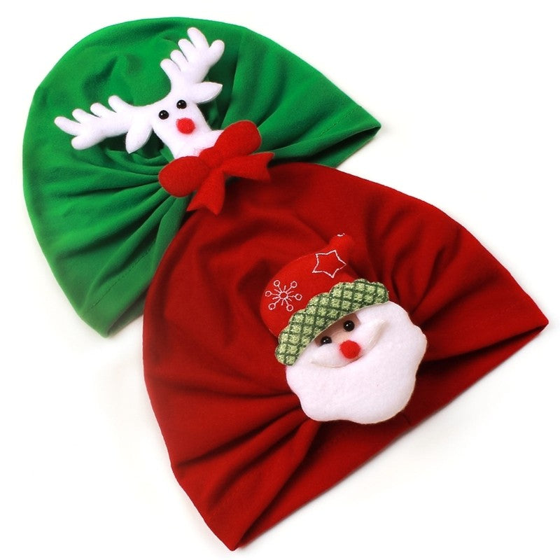 Unisex Baby Party Hat Cozy Christmas Caps Infant Hat Boy Girl Holiday Headdress