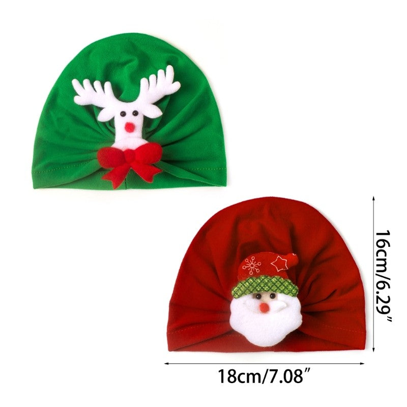 Unisex Baby Party Hat Cozy Christmas Caps Infant Hat Boy Girl Holiday Headdress