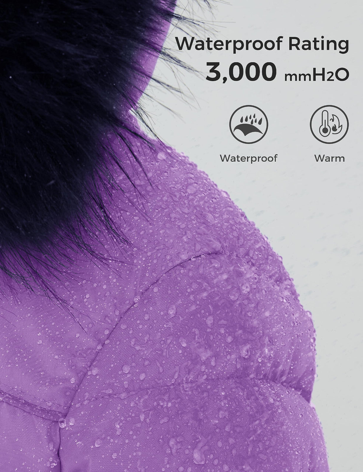 ZSHOW Girls' Puffer Jacket Soft Fleece Lined Warm Winter Coat with Fur Hood