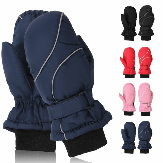 Winter Kids Mittens Skiing Gloves Toddler Snow Gloves Mittens Waterproof