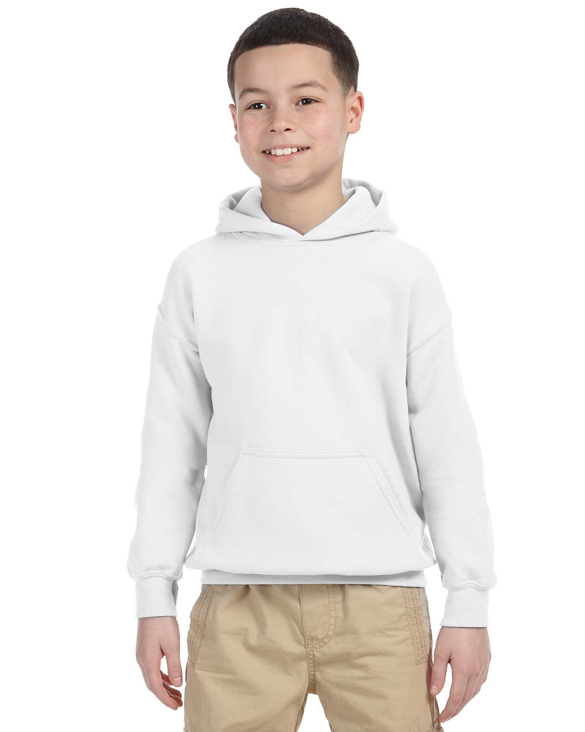 Gildan Youth Hoodie Heavy Blend Boys Girls 8 Oz 50/50 Hoody S-XL G185B