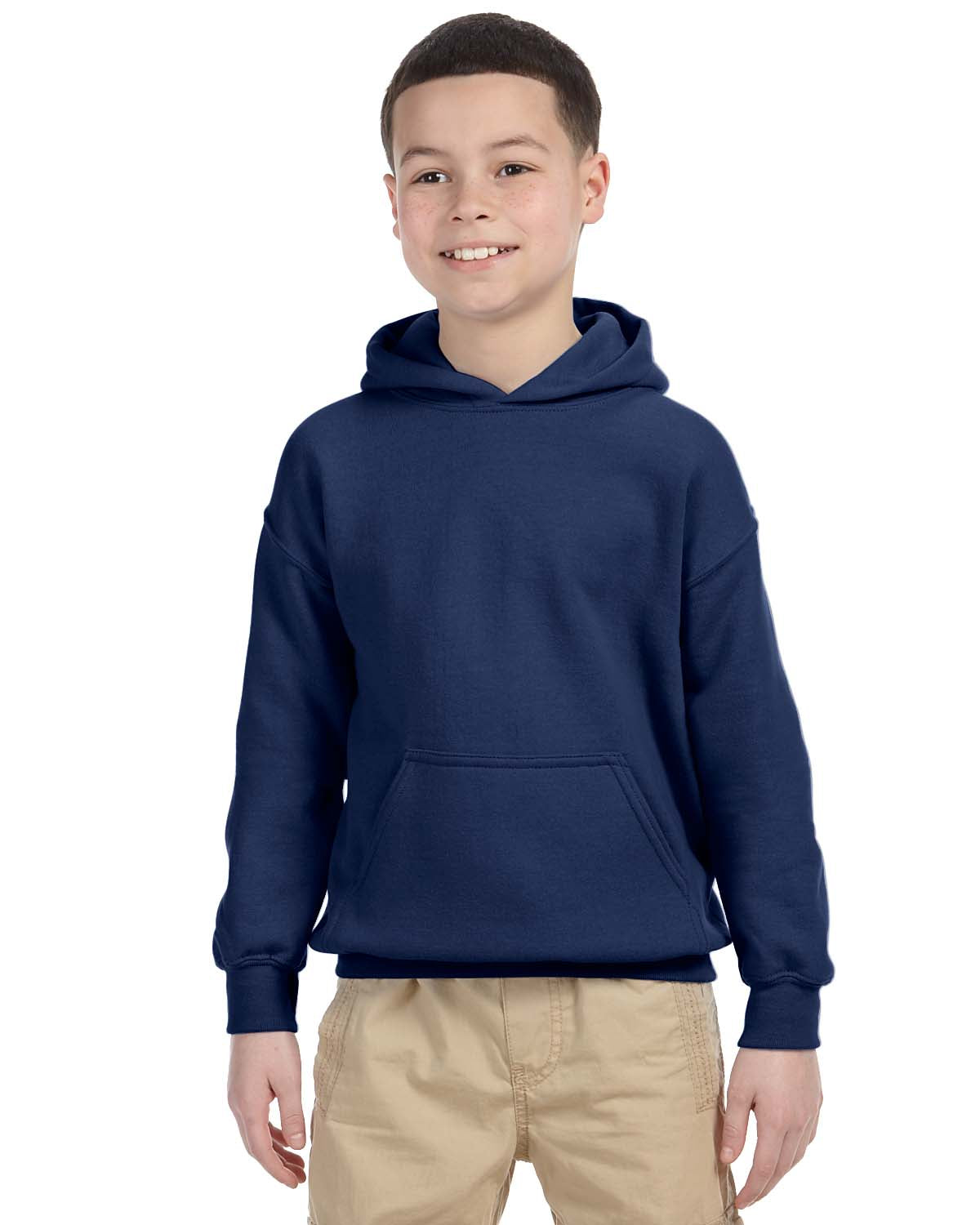 Gildan Youth Hoodie Heavy Blend Boys Girls 8 Oz 50/50 Hoody S-XL G185B