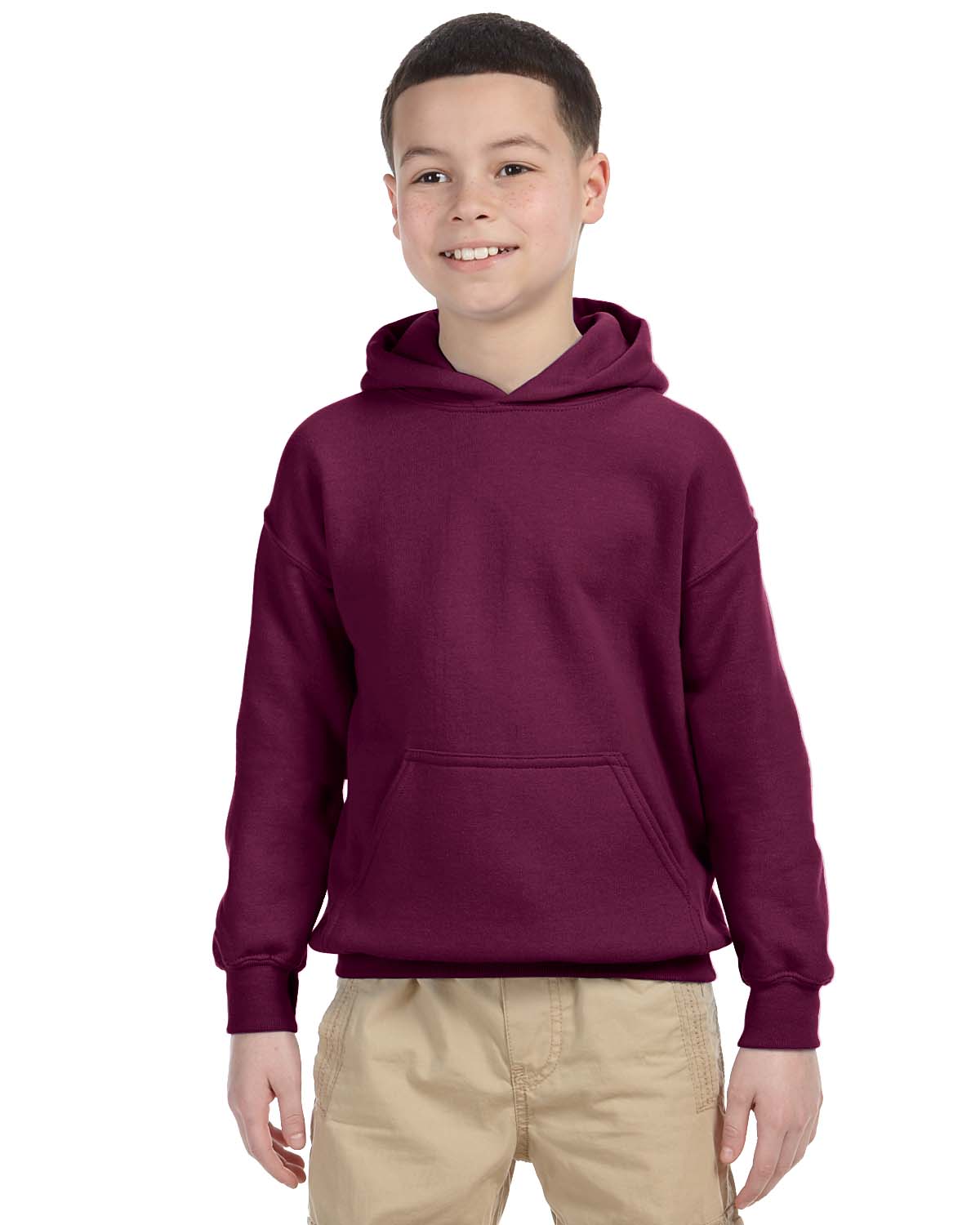 Gildan Youth Hoodie Heavy Blend Boys Girls 8 Oz 50/50 Hoody S-XL G185B