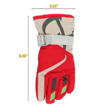 Cozy Kids Winter Snow Gloves - Perfect for Skiing and Snowboarding!