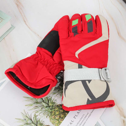 Cozy Kids Winter Snow Gloves - Perfect for Skiing and Snowboarding!