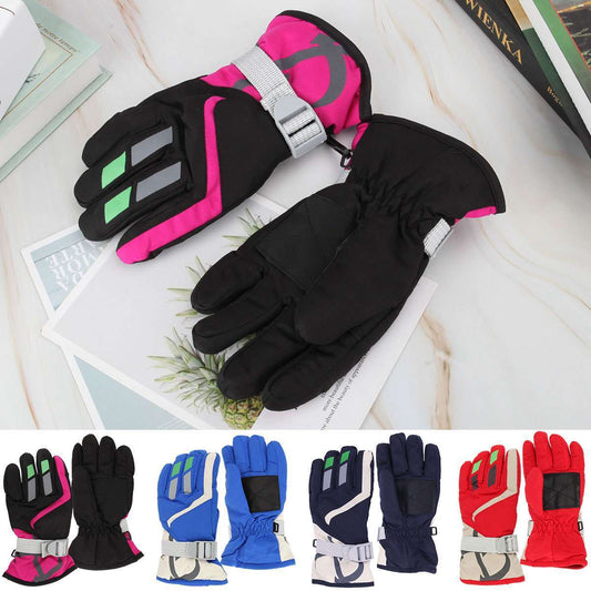 Cozy Kids Winter Snow Gloves - Perfect for Skiing and Snowboarding!